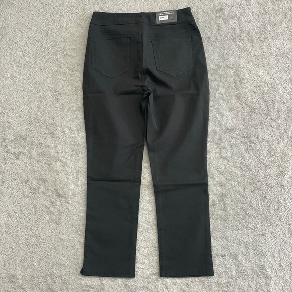 NEW Mario Serrani Women's XS Comfort Stretch Capri Pants Black - Picture 4 of 9